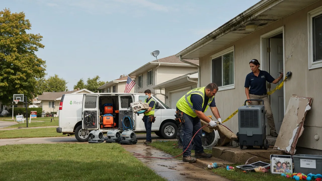 Water Damage Restoration in Olive, MT near me